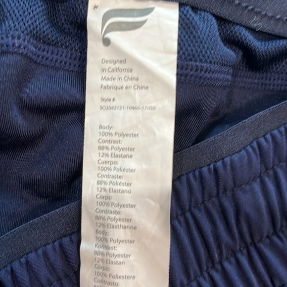 Fabletics Navy Blue Running Shorts - Picture 9 of 11